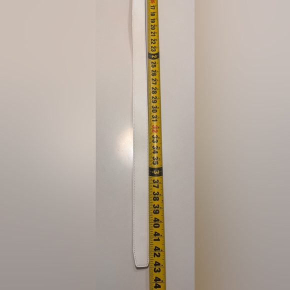 Nextbelt Mens Ratchet Golf Belt White With Gun Metal Buckle CUT TO SIZE 32" - Picture 10 of 10